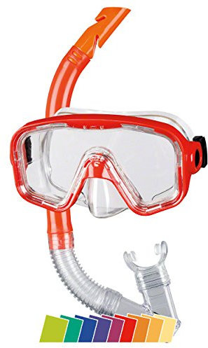 Beco Unisex Jugend Masken/Schnorchel-99006 Tauchset, rot, One Size