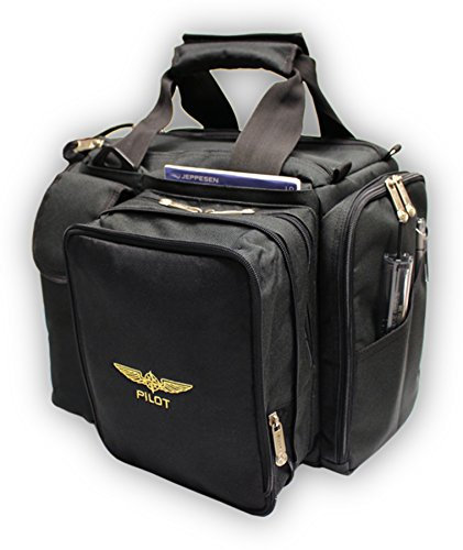 Design4Pilots - Pilotentasche Crosscountry für Überlandflüge und Tagesausflüge, schwarz