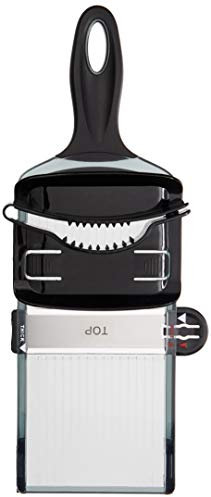 Mercer Culinary M35701 12 Dual Thickness Hand Slicer, Stainless Steel, Grey/Black