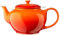 Le Creuset Klassische KANNE MIT SIEB 1,3 L OFENROT, Gusseisen, Orange, One Size