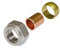 WIROFLEX, Klemmring-Adapter für Edelstahl- oder Kupferrohr, Schraubsystem, Fitting, 1/2 A x 15 mm, Für Mehrschichtverbundrohr