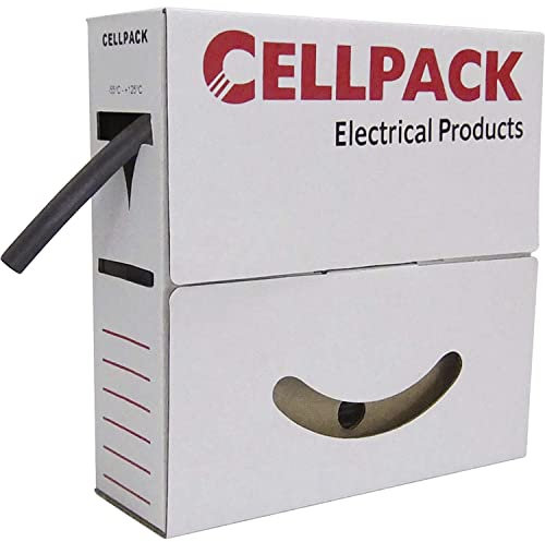 CELLPACK Schrumpfschlauch SB 3.2-1.6 sw in Abrollbox 15m Schrumpfschlauch 4010311035710