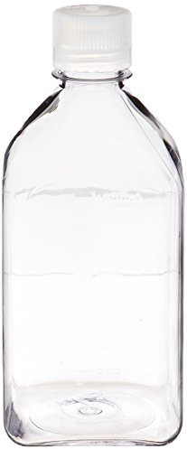 Nalgene Lexan Quadratische Aufbewahrungsflasche, 1.000 ml