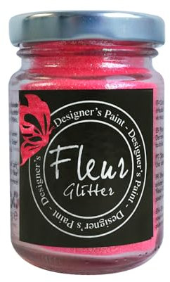 FLEUR DESIGNER'S PAINT | Fleur Glitter In Polvere, 90Gr, Rosa