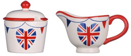 Premier Housewares I Love UK Milk and Sugar Set