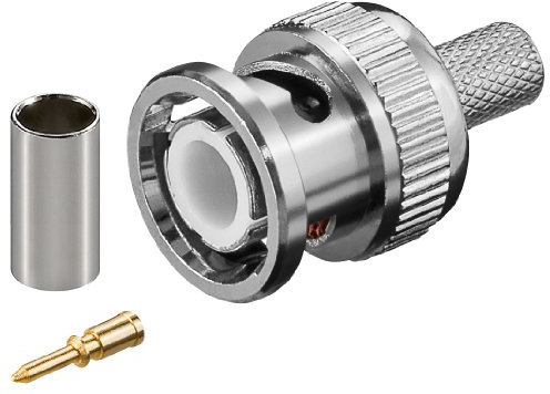 MANAX BNC-Crimp-Stecker (20 Stück) für RG 59, 75 Ohm