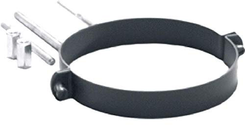 Ofenrohr Rohrhalter 150 mm Schwarz Rohrschelle Wandhalter