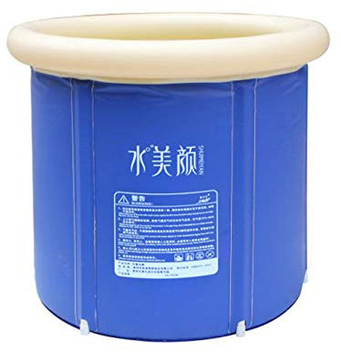 Faltbare Badewanne Badewanne Barrel Badewanne Erwachsene Aufblasbares Bad, dickere Plastikeimer-Badewanne. (Size : M)