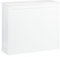 woodluv White Shaker Slimline MDF Multi-purpose Bathroom Storage Unit, 49.5cm x 16cm x 40cm