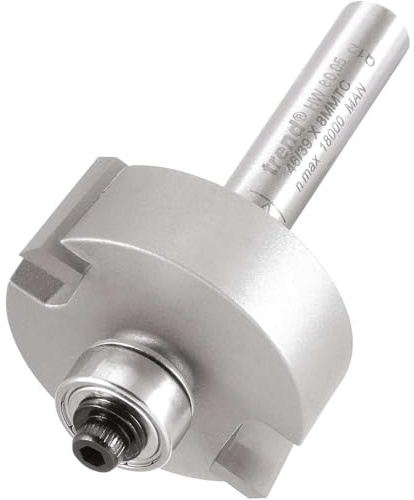 TREND Bearing Guided Rebate Cutter with 35 mm Diameter, 46/39X8MMTC
