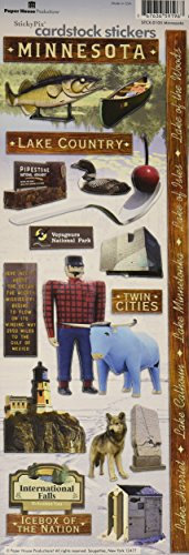 Paper House Productions Australia 2 Aufkleberbogen Minnesota