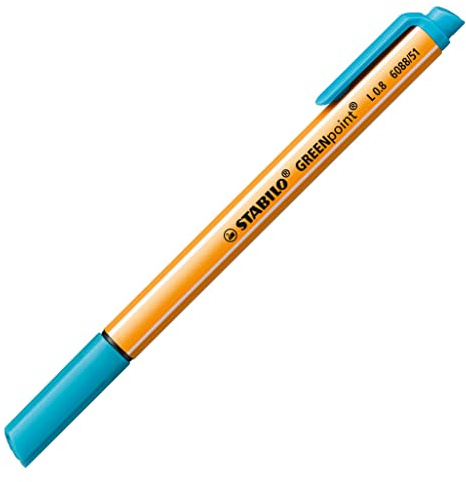 STABILO - Umweltfreundlicher Filzschreiber - GREENpoint - Einzelstift - türkis