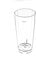 25 Stück 0,5L Mehrwegbecher Willybecher PC (PolyCarbonat) glasklar [Made in Germany]