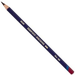 Derwent Inktense Permanent Watercolour Single Pencil, Shiraz (0600), 4mm Premium Core Strength, Water-Soluble, Ideal for Drawing, Colouring & Painting on Paper & Fabric, Professional Quality (0700908)