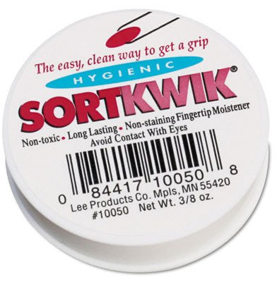 Lee Sortkwik Fingertip Moisteners 3/8 Oz Pink