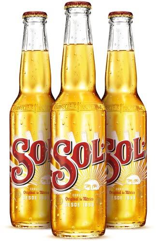 Sol Cerveza Lager Mexicana Botella Pack Botella, 24 x 33cl