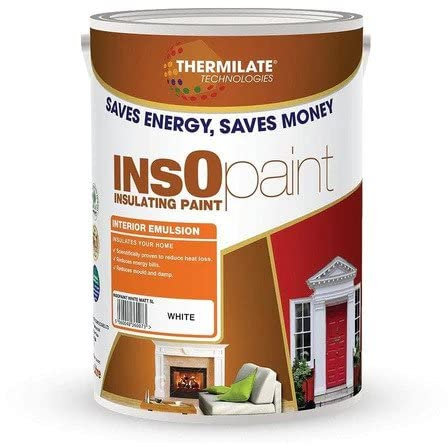 Thermilate InsOpaint Advance Energy Saving Paint Keep Room Warm | 5L in 24 Colours | Tough Acrylic Emulsion Wall Ceiling Paint | Interior Emulsion Pine Forest