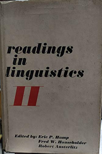 Readings in Linguistics II