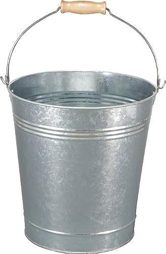 Highlands Galvanised Bucket | 7 L or 12 L Heavy Duty Metal Pail Water Feed Coal Fire Ash