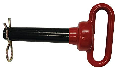 Complete Tractor 3013-1337 Anhängekupplungsbolzen mit rotem Griff, 2,5 cm Bolzendurchmesser 1,4 cm Nutzlänge Klasse 5