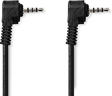 Valueline VLVP22000B20 Câble Audio/vidéo à connecteur 3,5 mm mâle vers connecteur 3,5 mm mâle 2 m Noir