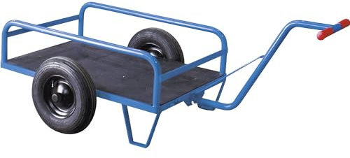 eurokraft pro | Zweirad-Handwagen | Mit Geländer, Ladefläche 1050 x 700 mm