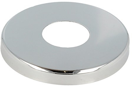 tecuro Hahnrosette 1/2 Zoll Messing verchromt Ø 22 x 61 mm x 7 mm langlebig edles Design