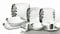 Topkapi 40-TLG Service de table complet en porcelaine Motif Alani TK-984 pour 6 personnes