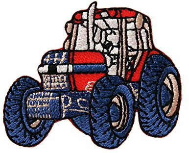 Mono-Quick Bügelsticker - Kleiner Roter Traktor
