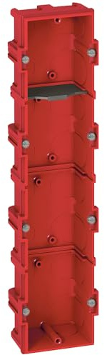 Legrand Kabeleinführung, Kunststoff, 71mm, 43mm, Rot, Packung a 5 Stück