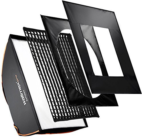 Walimex Pro Softbox PLUS Orange Line 75x150 cm für Aurora/Bowens