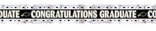 Graduation Day Foil Banner (CONGRATULATIONS GRADUATE) 2.7m
