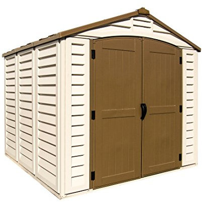 Duramax DuraPlus 8' x 8' Schuppen – Beige/Braun, 239.7x239.7x234.4 cm