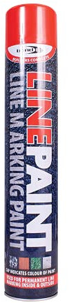 Bond It Survey Line Marker Marking Spray Paint 750ml - Red Permanent