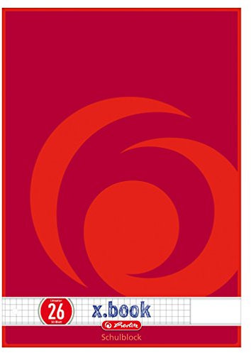 10x Schulblock / Schreibblock / DIN A4 / Lineatur 26 (kariert)