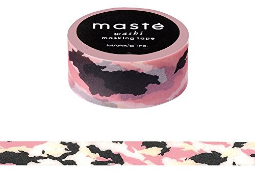 Maste Rose Camouflage Washi Ruban adhésif de masquage