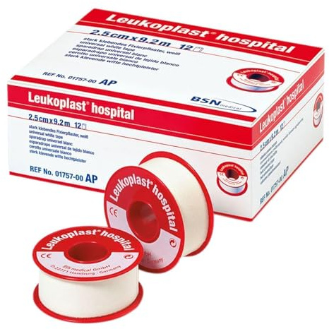 Leukoplast pleister wit rol hospital 1756 wit 9.2 m x 1.25 cm - 24st