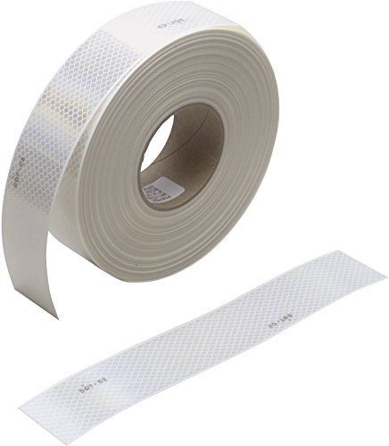 3M - Ruban réfléchissant V-23 - Homologué - Rigide - Blanc