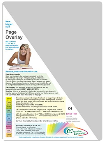Dyslexia-Friendly Tinted A4 Page Overlays - Grey (Pack of 10) - by Crossbow Education Dyslexia and Visual Stress Specialists
