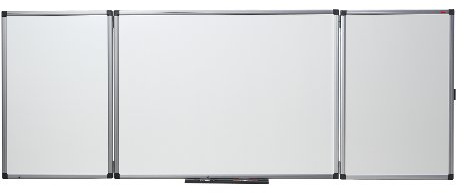 Nobo Prestige Zusammenklappare, Trocken Abwischbare Tafel, Mit Stiftablage, 2000 x 1200, Aluminium-Rahmen, Weiß, AE6329