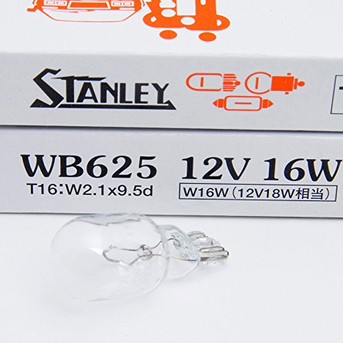 Stanley wb625 12 V 16 W T16 W2.1 x 9.5d klar Auto Glühlampe Uni Box