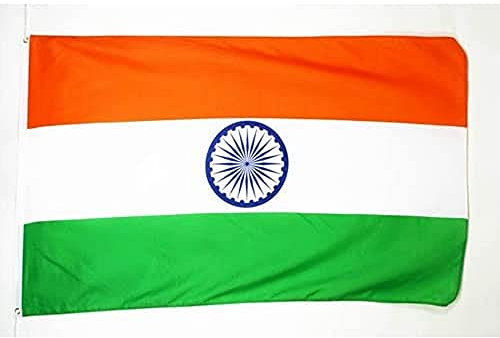AZ FLAG - Flagge Indien - 150x90 cm - Indische Fahne 90 x 150 Cm Feiner Polyester - Flaggen