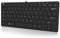 ADESSO Adaptec SlimTouch 510 Mini-Tastatur mit USB-Hubs (AKB-510HB), schwarz