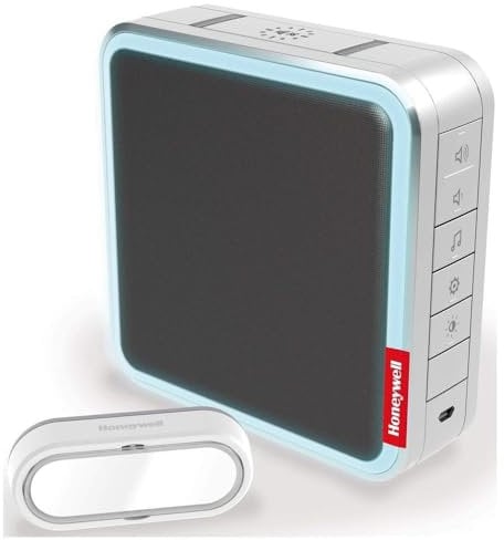 Honeywell premium-dc917s – Lot Sonnette radio avec portée Amplificateur, argent