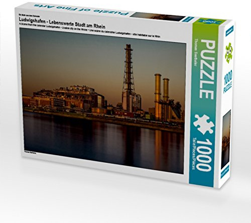 CALVENDO Puzzle EIN Motiv aus dem Kalender Ludwigshafen - Lebenswerte Stadt am Rhein | 1000 Teile Lege-Größe 64 x 48 cm Foto-Puzzle für glückliche Stunden