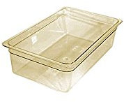 Cambro Recipiente GN 1/1 de alta temperatura, color Ambar, 19.5 L
