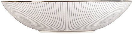 Jasper Conran by Wedgwood - Piatto da minestra a righe, 22,9 cm