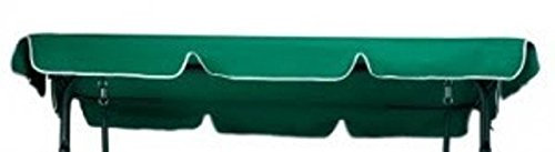 Replacement Canopy for Garden swing 2/3 seater different sizes and styles available (170 x 110, Green)