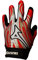 Mizuno Adult Parashock Batting Gloves (Scarlet/Black, Small)