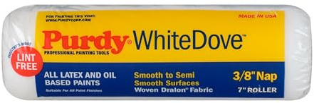 Purdy 140670072 White Dove High Density Woven 3/8 Nap Cover, 7 inch